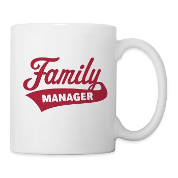 Gestionnaire de famille - Mug blanc - blanc - Droite