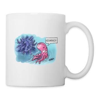 Gesundheit Tintenfisch! - Tasse - Weiß - Rechts