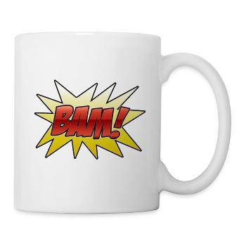 Bam 2 J - Mug blanc - blanc - Droite