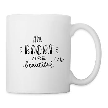 Luloveshandmade - All Boobs Are Beautiful - Mug - white - Right
