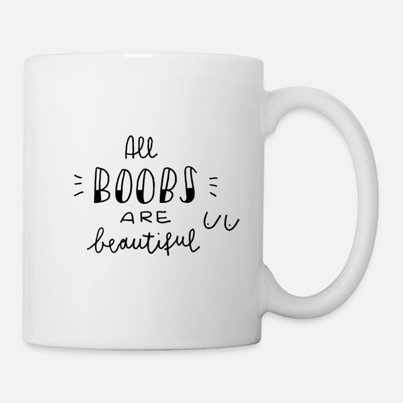 Luloveshandmade - All Boobs Are Beautiful - Mug blanc - blanc