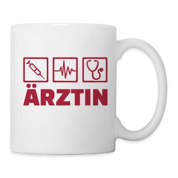 Ärztin - Tasse - Weiß - Rechts