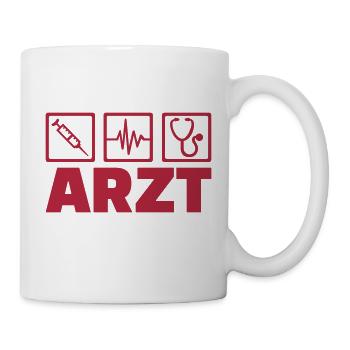 Arzt - Tasse - Weiß - Rechts