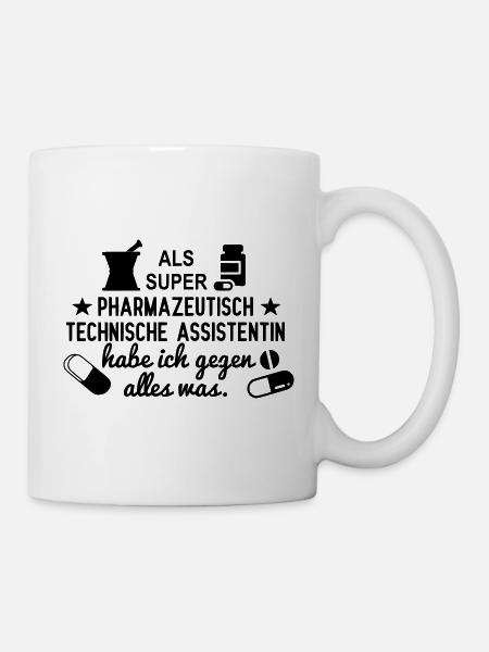 Pharmazeutisch-Technische-Assistentin - Tasse - Weiß