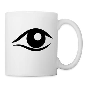 Auge - Tasse - Weiß - Rechts