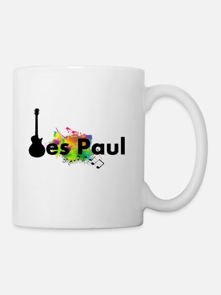Les Paul Guitar - Tasse - Weiß