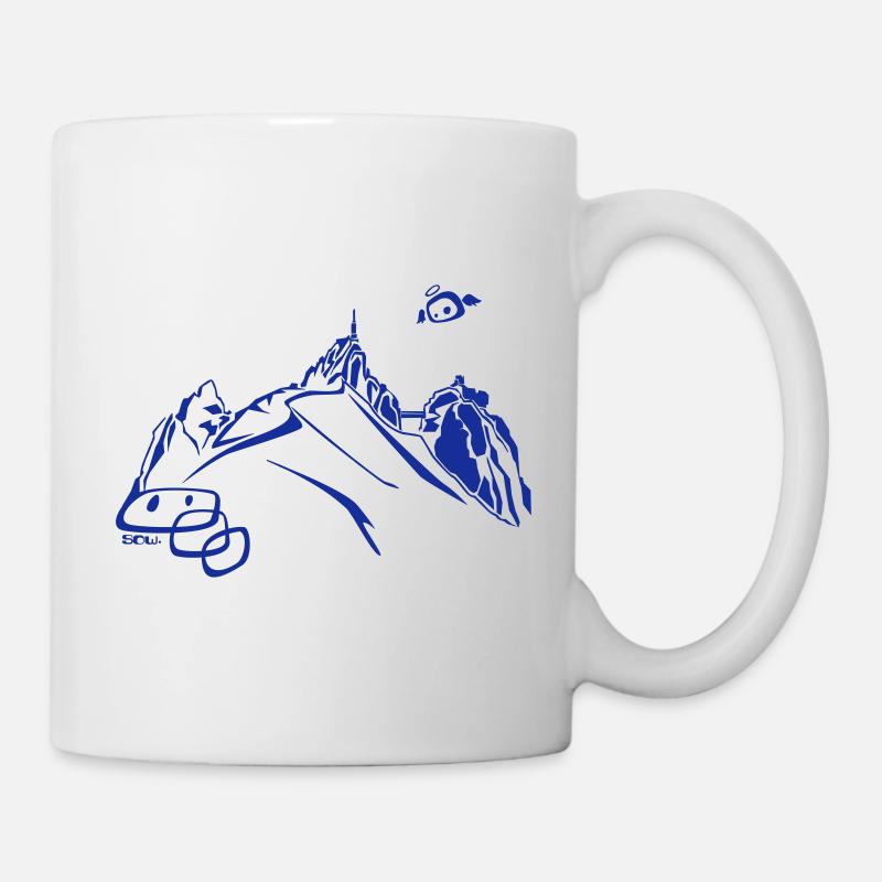 Aiguille du Midi 3 - Mug blanc - blanc