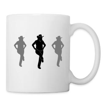 Line Dance - Musique country - Mug blanc - blanc - Droite