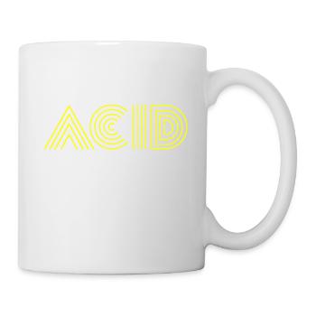acid house techno - Mug - white - Right