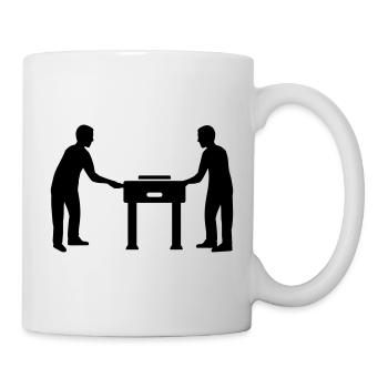 Table de baby-foot - Mug blanc - blanc - Droite