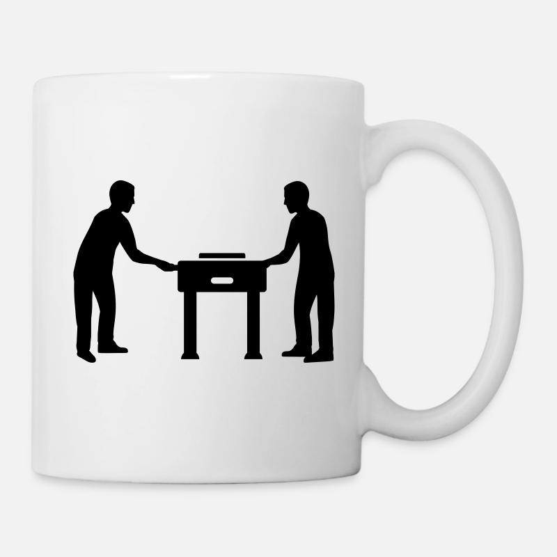 Table de baby-foot - Mug blanc - blanc