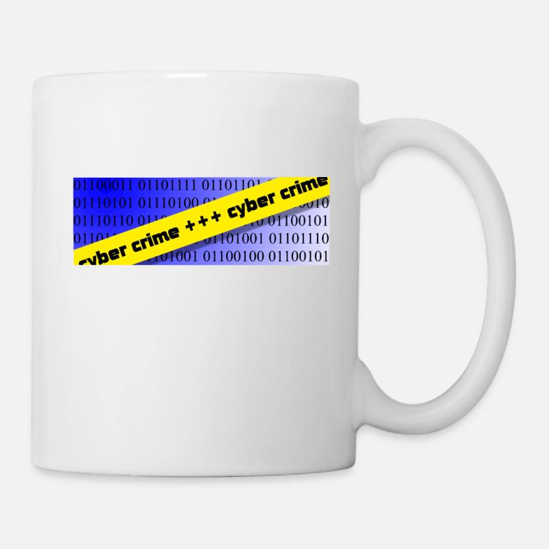 cyber-crime - Mug blanc - blanc
