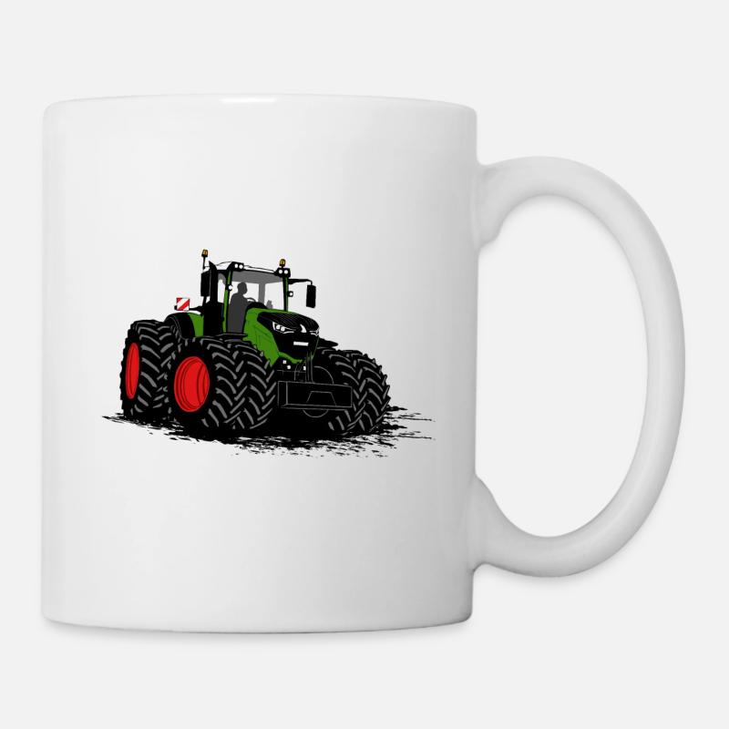 Traktor - Schlepper - Landwirt - Bauer - Tasse - Weiß