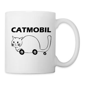 Chat - catmobile - Mug blanc - blanc - Droite