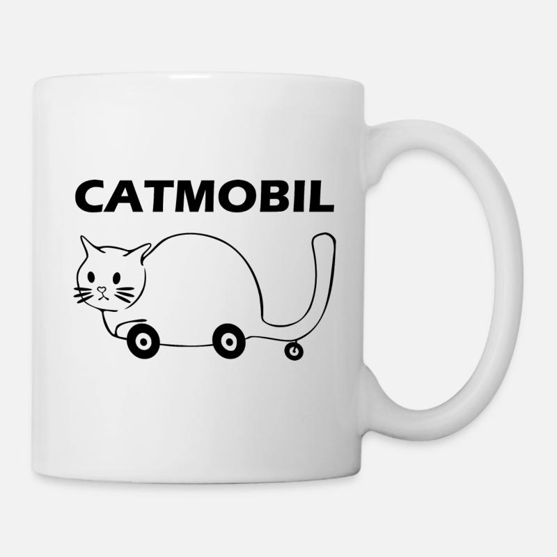 Cat - catmobile - Mug - white