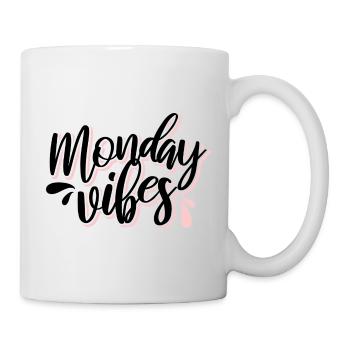 Monday vibes - Mug blanc - blanc - Droite