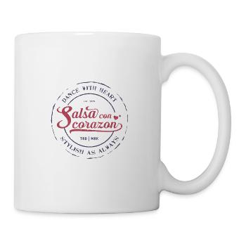 Salsa con corazon - Mug blanc - blanc - Droite