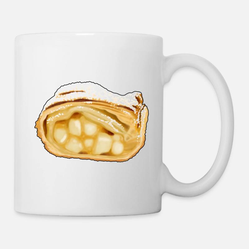 Bayerischer Apfelstrudel Apfel Dessert - Tasse - Weiß