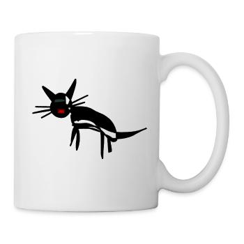 Professor Mauz - Tasse - Weiß - Rechts