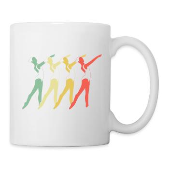 Ballett Geschenk Tänzerin Ballerina - Tasse - Weiß - Rechts