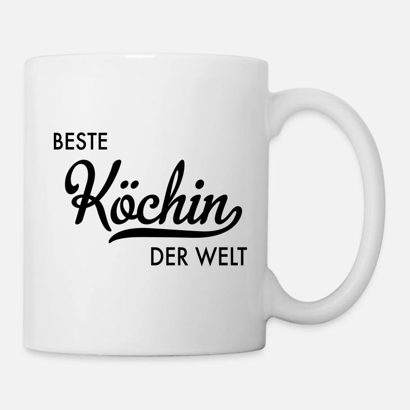 Beste Köchin der Welt - Tasse - Weiß