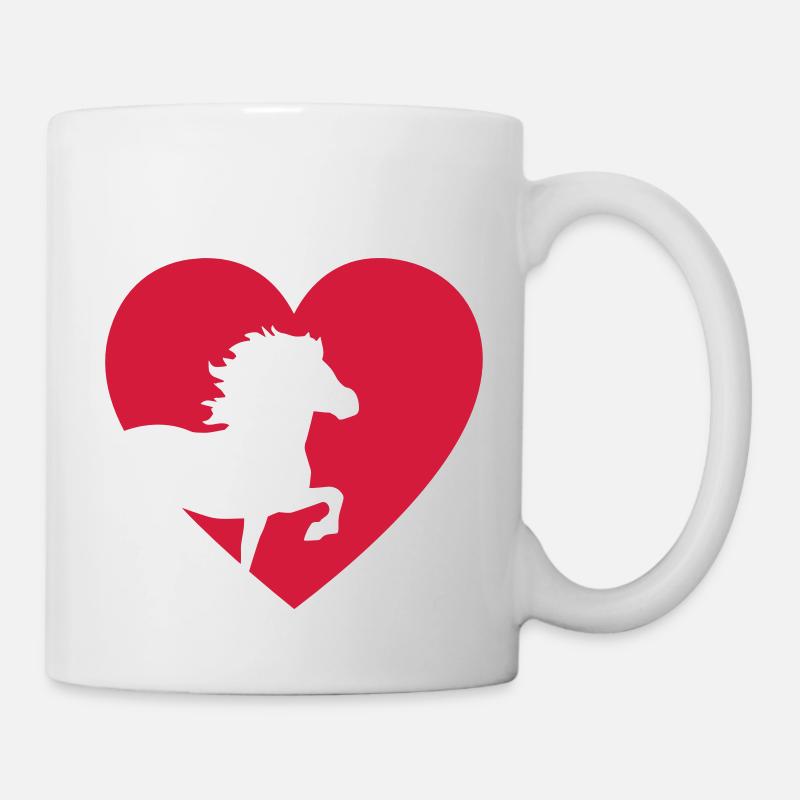 Islandpferd - Tasse - Weiß