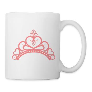 Elegant Princess Tiara - Mug - white - Right