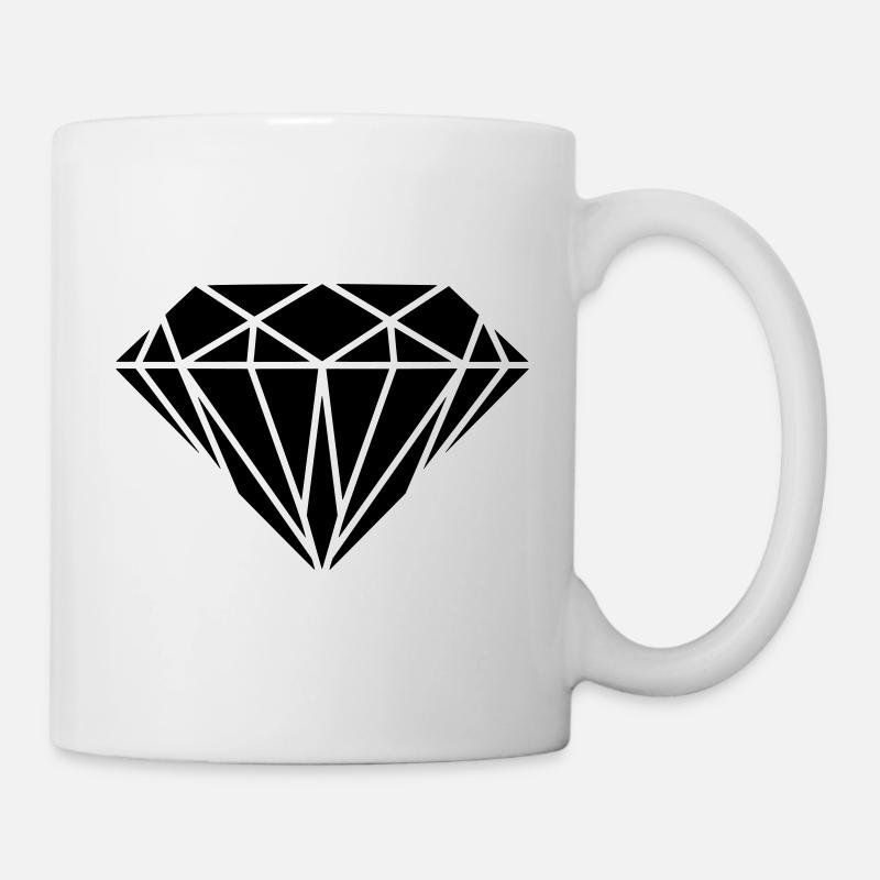 diamond - Mug - white