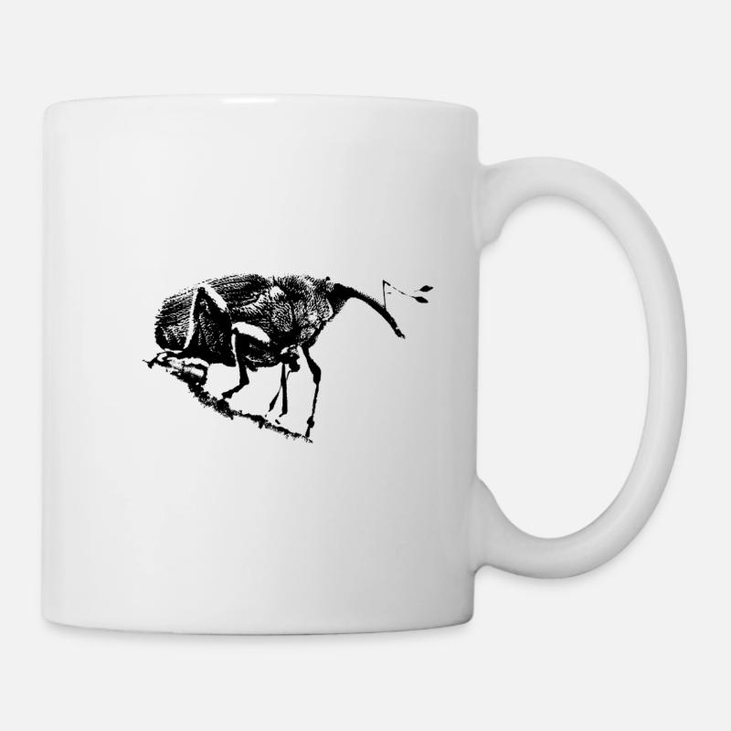 Perceuse à glands / Charançon / Insecte - Mug blanc - blanc