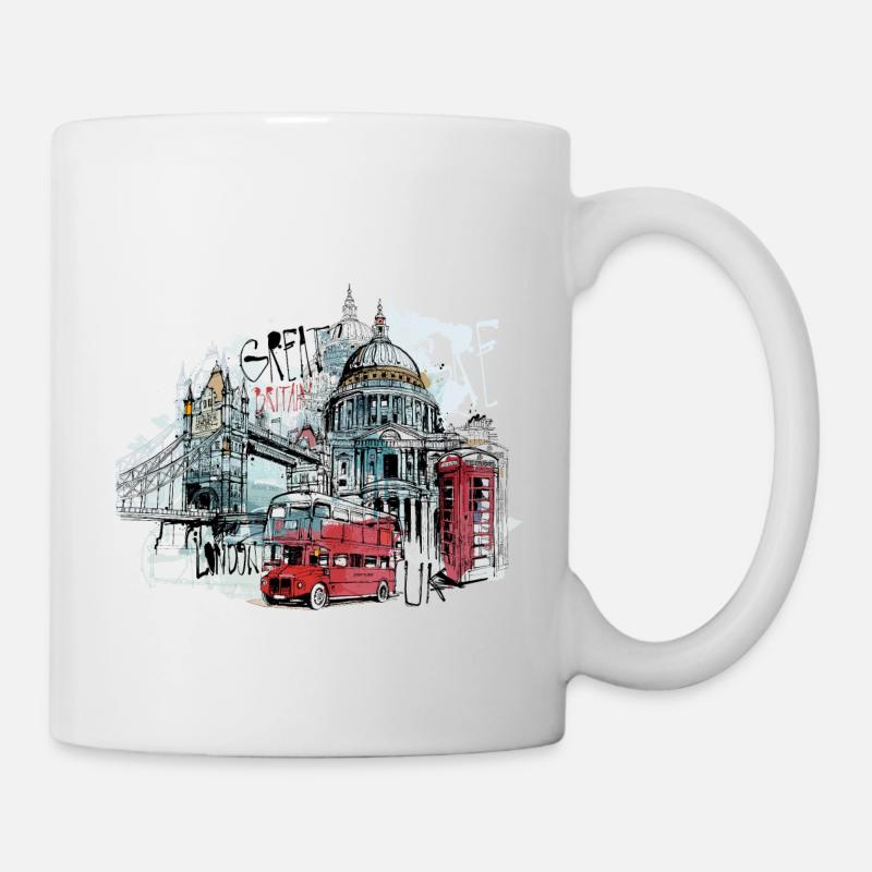 London - Tasse - Weiß