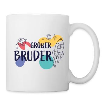 Bruder großer Big Brother Kleinkind Kids Kid - Tasse - Weiß - Rechts