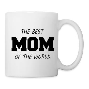 The best Mom of the world - Tasse - Weiß - Rechts