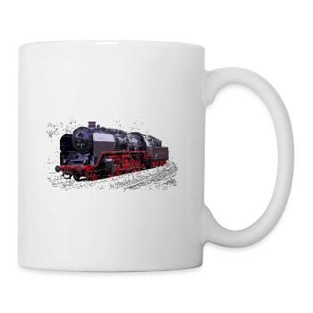 Dampflok 50 3501 - Tasse - Weiß - Rechts