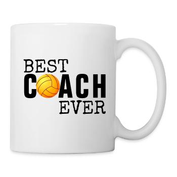 BEST COACH EVER - VOLLEYBALL - TRAINER - TRAINING - Mug - white - Right
