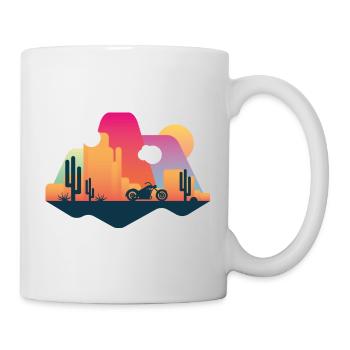 Chopper desert - Mug - white - Right