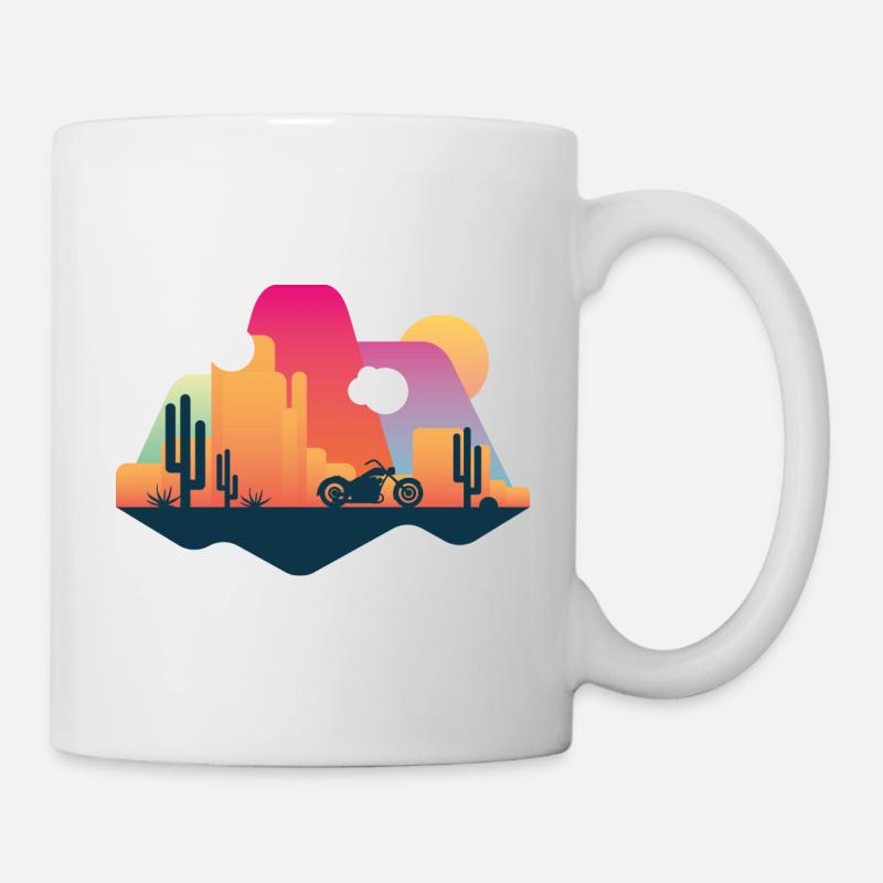 Chopper Wüste - Tasse - Weiß