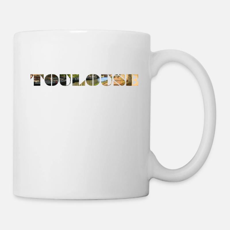 TOULOUSE CANAL DU MIDI - Mug blanc - blanc
