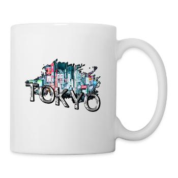 Tokyo Tokyo Japon Asie Asia City City Skyline - Mug blanc - blanc - Droite