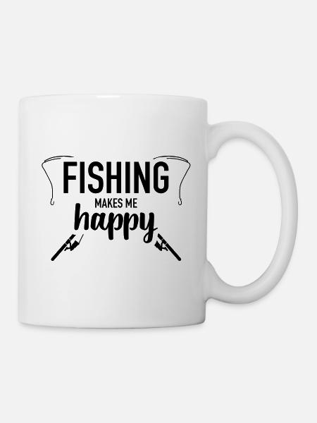 pêche - Mug blanc - blanc