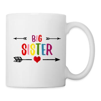 Big Sister siblings sister love - Mug - white - Right