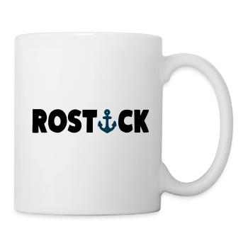 ROSTOCK Hansestadt Anker - Tasse - Weiß - Rechts