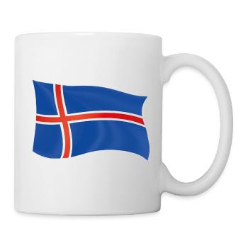 Iceland flag patriot gift home country state - Mug - white - Right