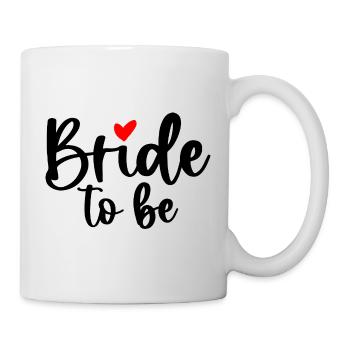 Mariée à être I Enterrement de vie de garçon - Mug blanc - blanc - Droite