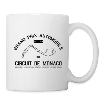 Grand Prix Rennstrecke Monaco - Tasse - Weiß - Rechts