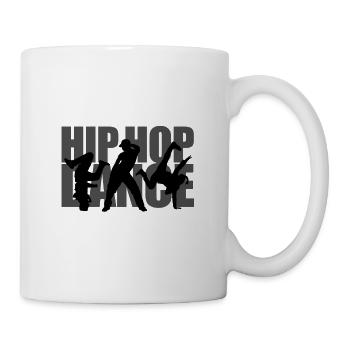 Hip Hop Tanz Kampf Musik Mädchen und Junge Lektion - Tasse - Weiß - Rechts