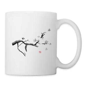 Sakura, cherry blossoms - Mug - white - Right