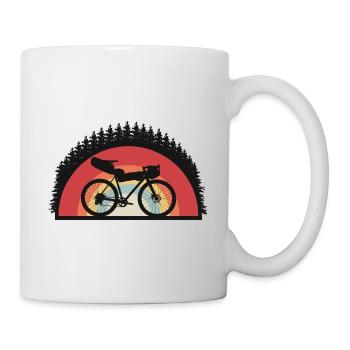 Bikpacking Gravelbike Bicycle Cycling Gift - Mug - white - Right