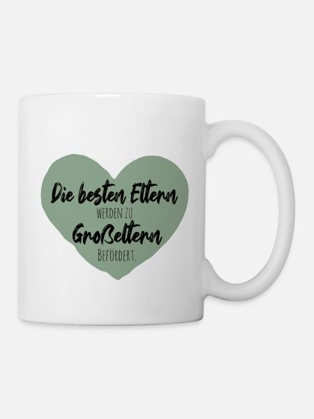 Die besten Eltern werden zu Großeltern befördert. - Tasse - Weiß