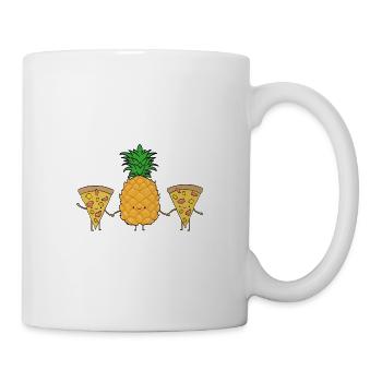 Pizza Hawaii - Lustige Geschenkidee für Pizzafans - Tasse - Weiß - Rechts