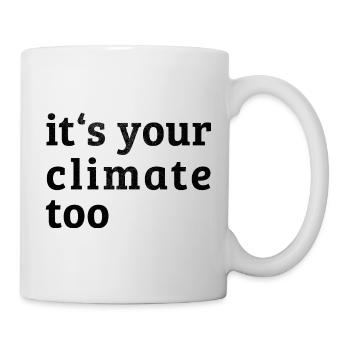 C’est aussi votre climat - Mug blanc - blanc - Droite